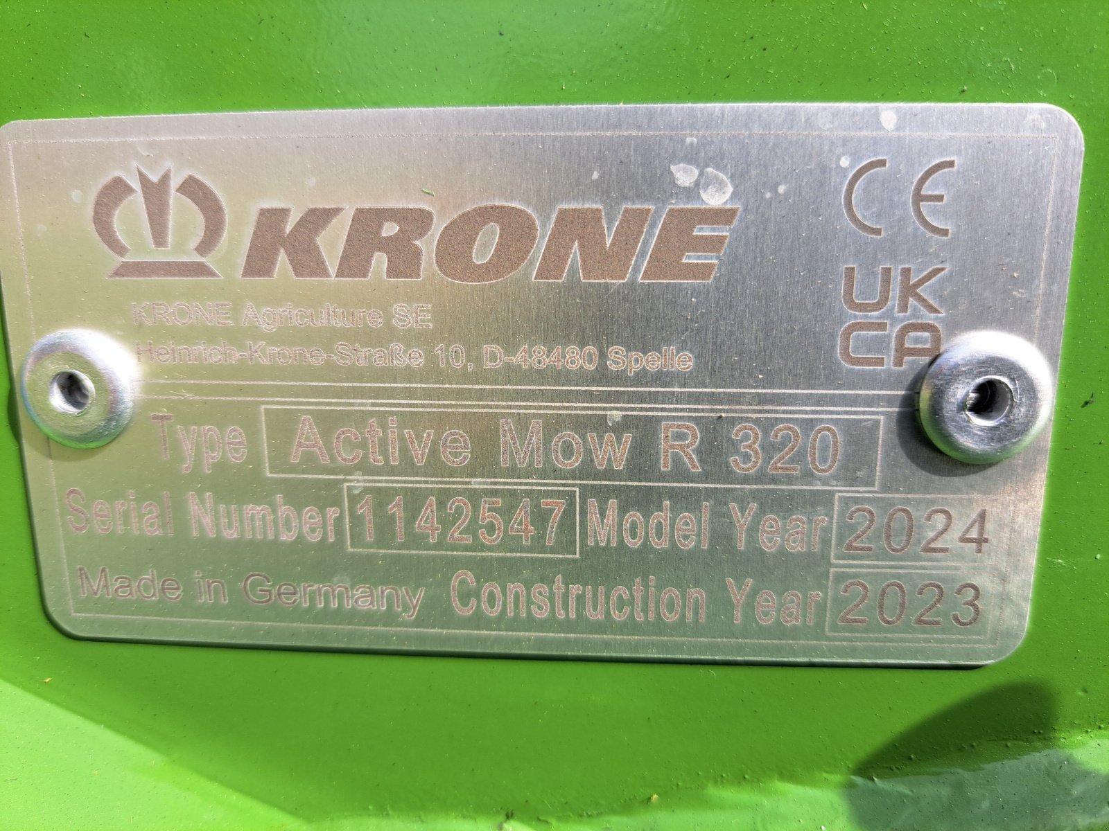 Mähwerk του τύπου Krone ActiveMow R320, Neumaschine σε Wertach (Φωτογραφία 3)