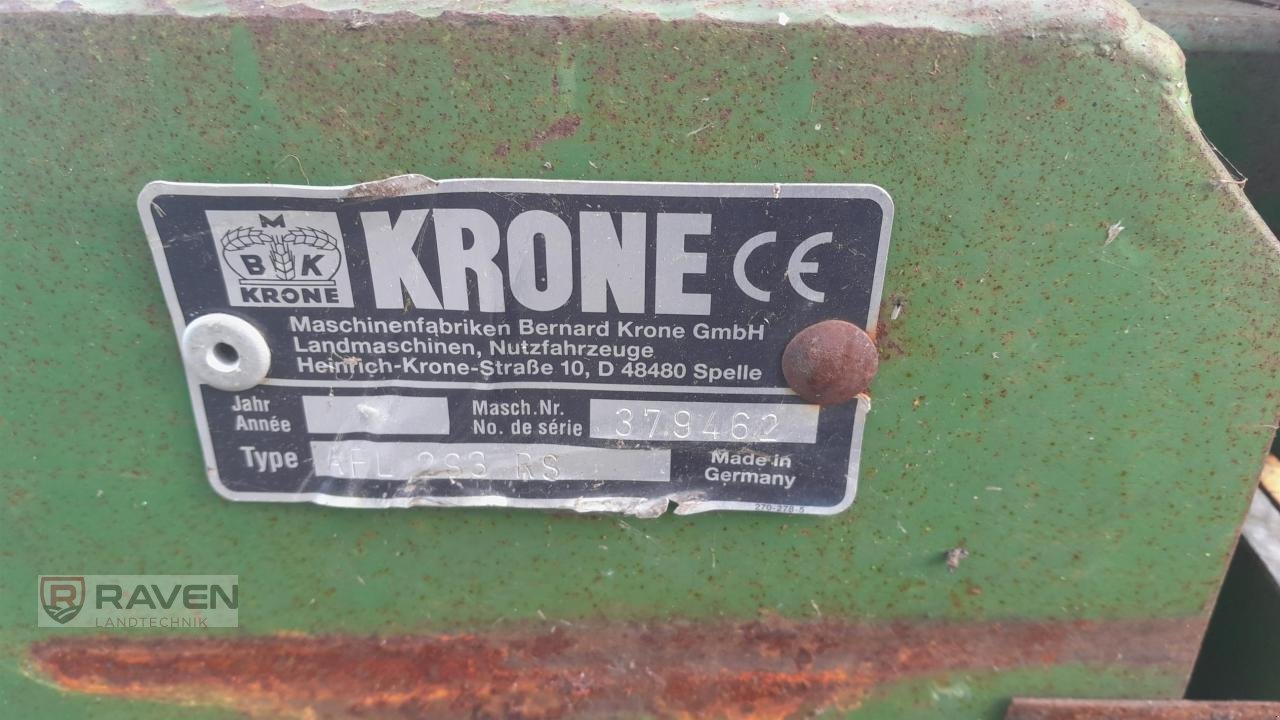 Mähwerk typu Krone AFL 283 RS, Gebrauchtmaschine w Sulingen (Zdjęcie 7)