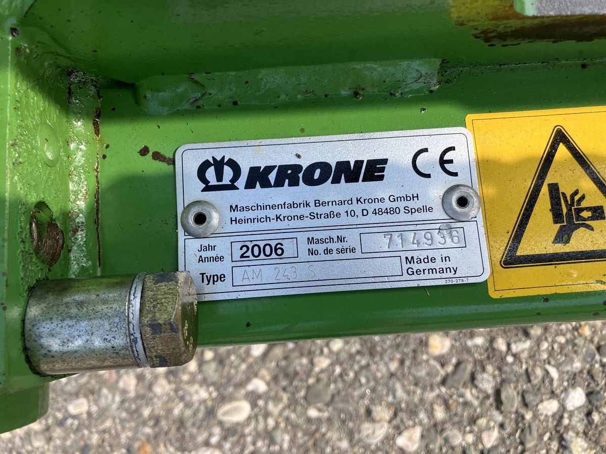 Mähwerk del tipo Krone AM 243 S, Gebrauchtmaschine In Villach (Immagine 8)