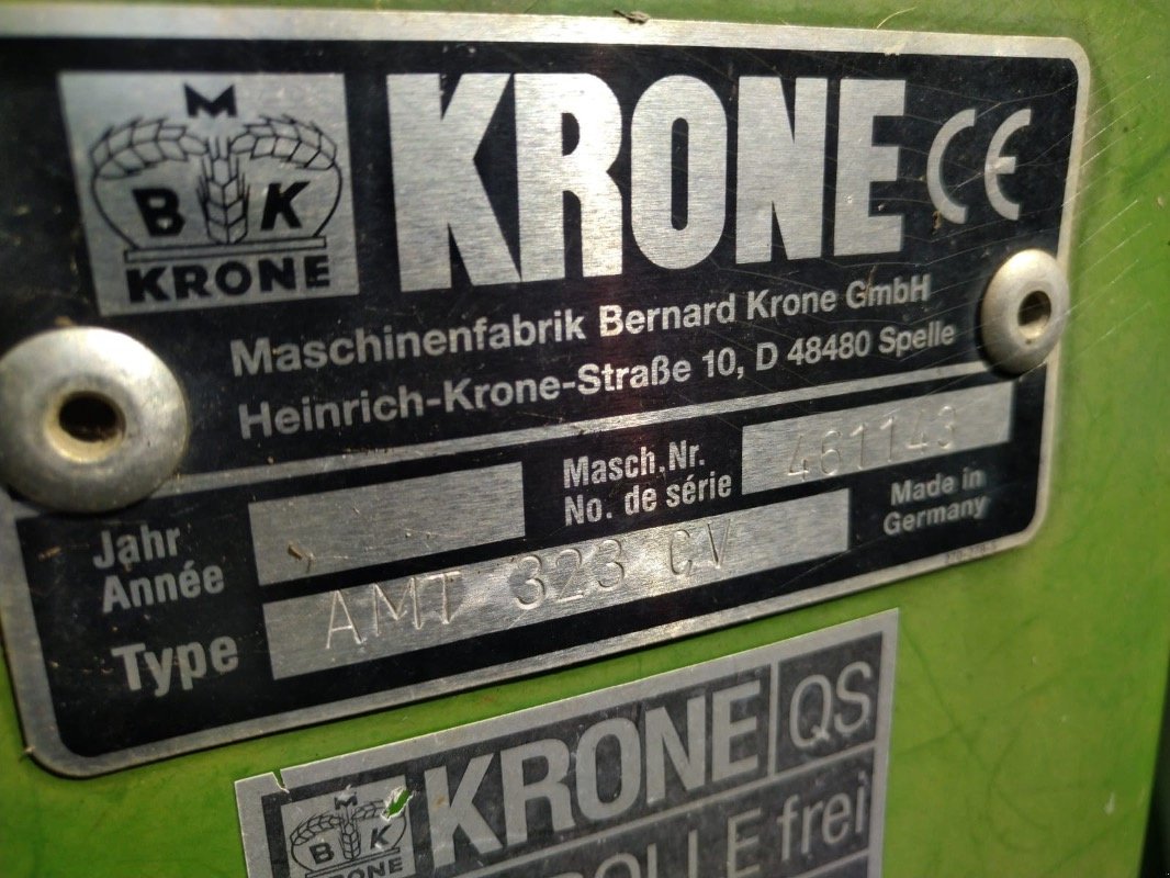 Mähwerk a típus Krone AMT 323 CV, Gebrauchtmaschine ekkor: Liebenwalde (Kép 2)