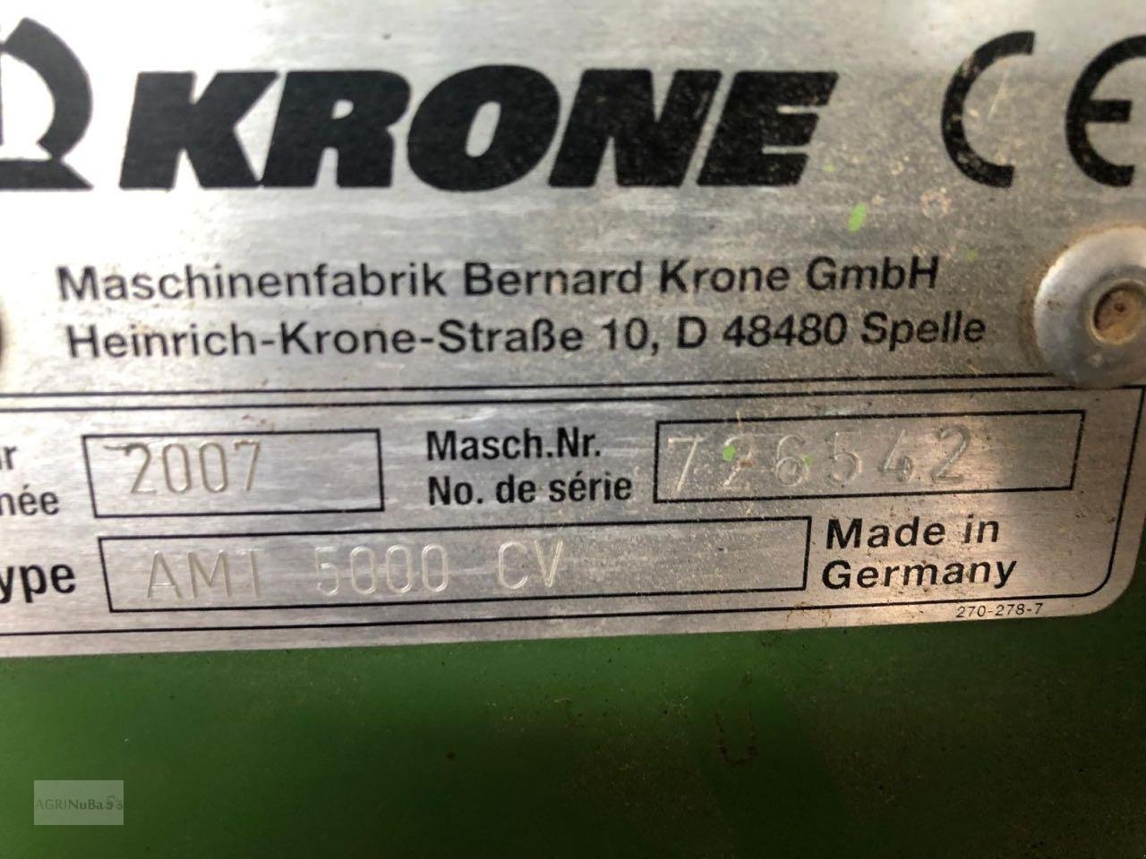 Mähwerk typu Krone AMT 5000 CV, Gebrauchtmaschine v Prenzlau (Obrázek 6)