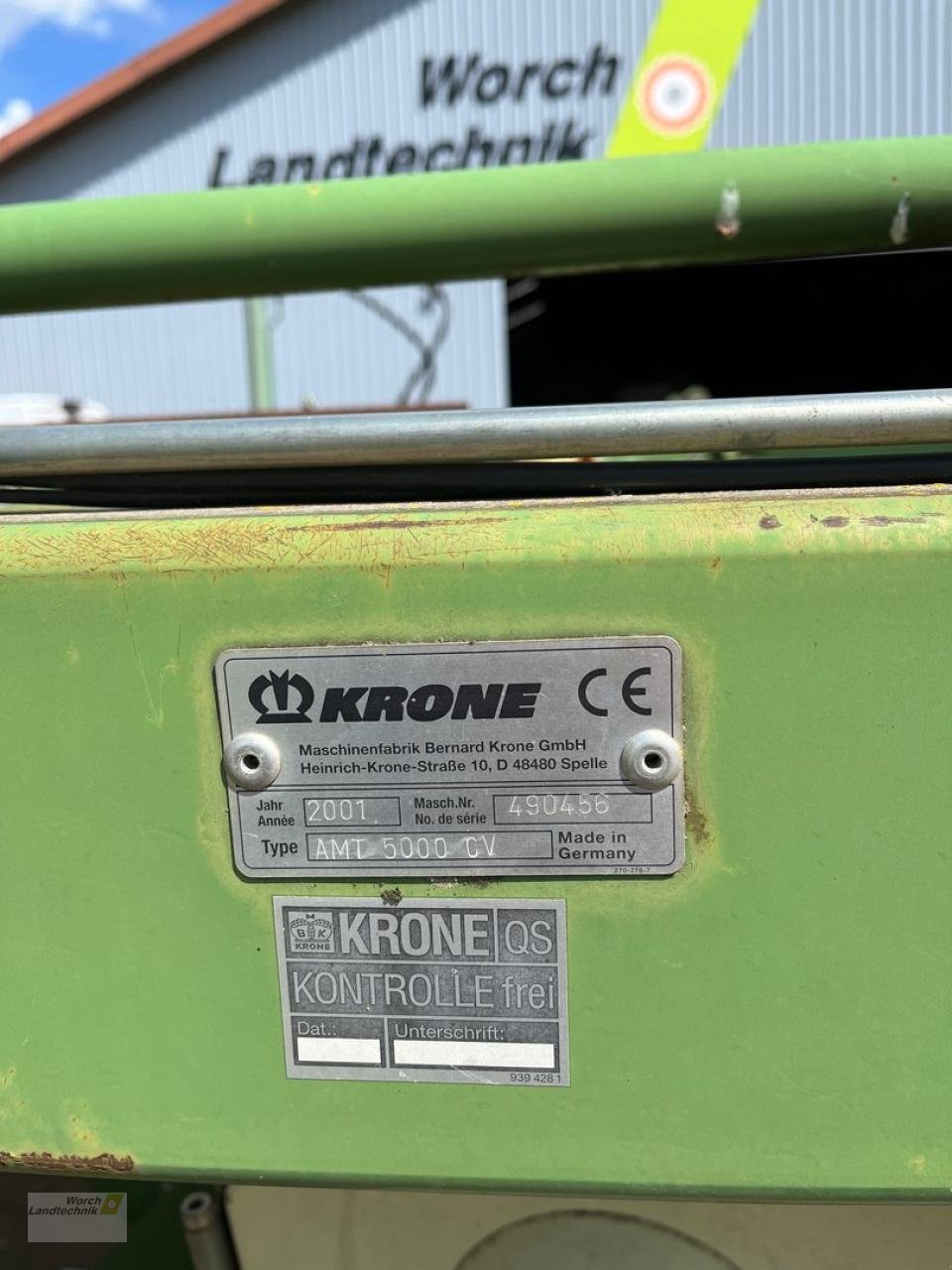 Mähwerk del tipo Krone AMT 5000, Gebrauchtmaschine en Schora (Imagen 15)