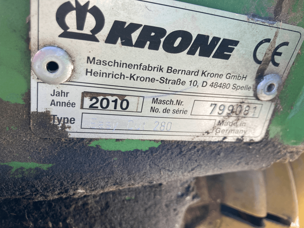 Mähwerk tip Krone EASY CUT 280, Gebrauchtmaschine in ISIGNY-LE-BUAT (Poză 2)