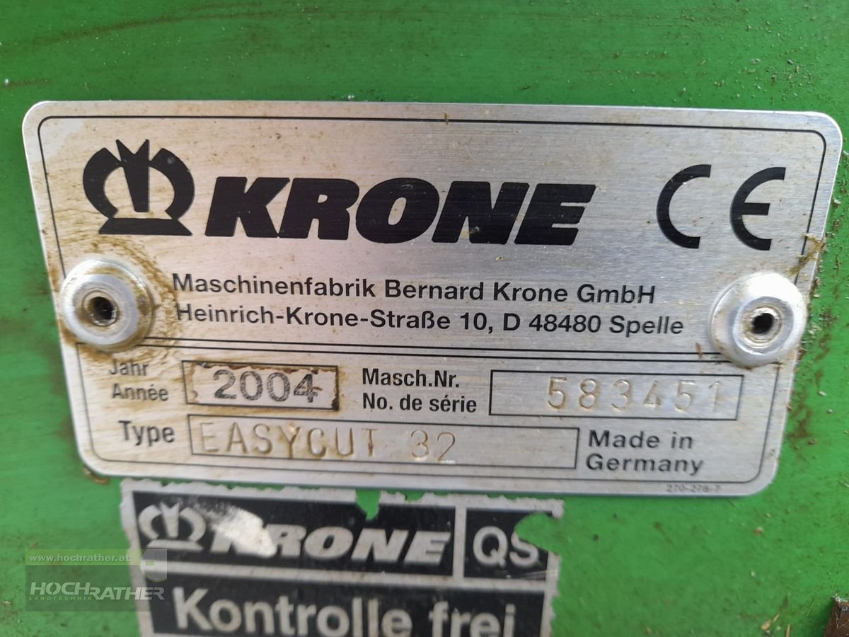 Mähwerk tip Krone EASY CUT 32 (EC 32), Gebrauchtmaschine in Kronstorf (Poză 4)