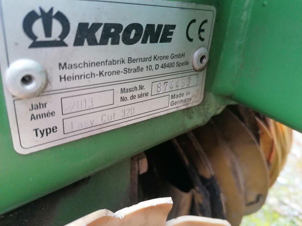 Mähwerk van het type Krone EASY CUT 320, Gebrauchtmaschine in Le Horps (Foto 2)