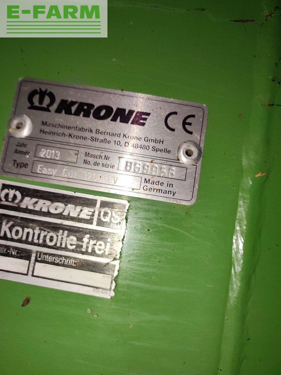 Mähwerk tip Krone easy cut 3200 cv, Gebrauchtmaschine in CHAUVONCOURT (Poză 5)