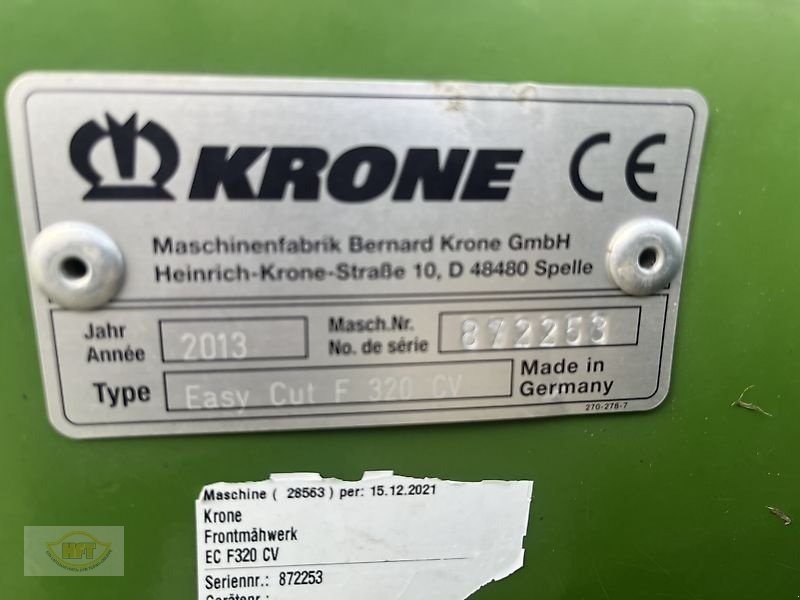 Mähwerk del tipo Krone Easy Cut B 100 CV Collect, Gebrauchtmaschine en Waldkappel (Imagen 26)