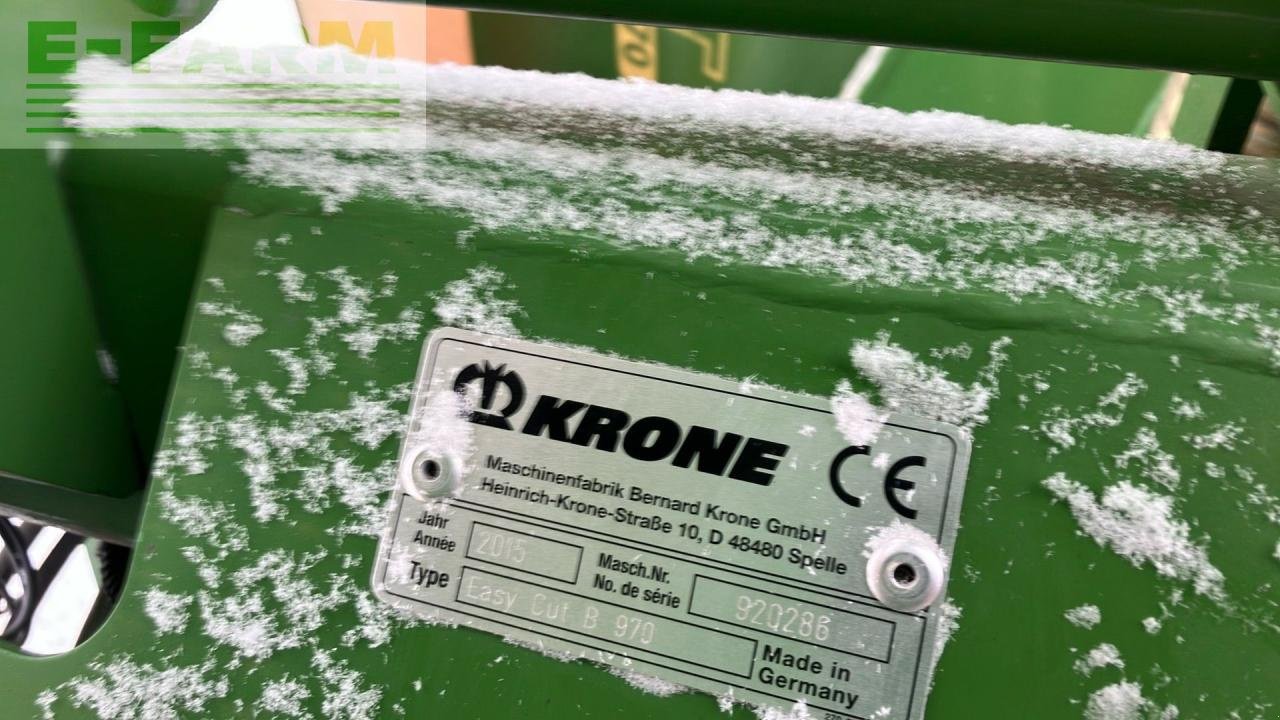 Mähwerk des Typs Krone Easy Cut B 970, Gebrauchtmaschine in REDLHAM (Bild 12)