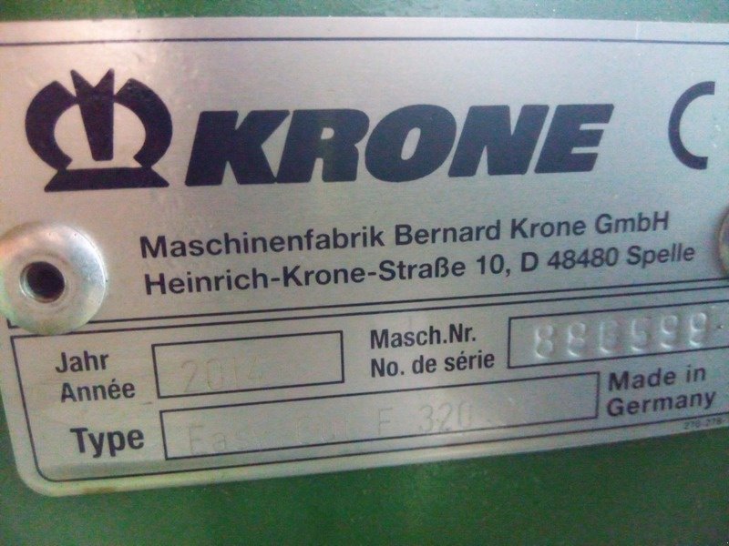 Mähwerk typu Krone Easy Cut EC F 320 CV, Gebrauchtmaschine w Balterswil (Zdjęcie 6)