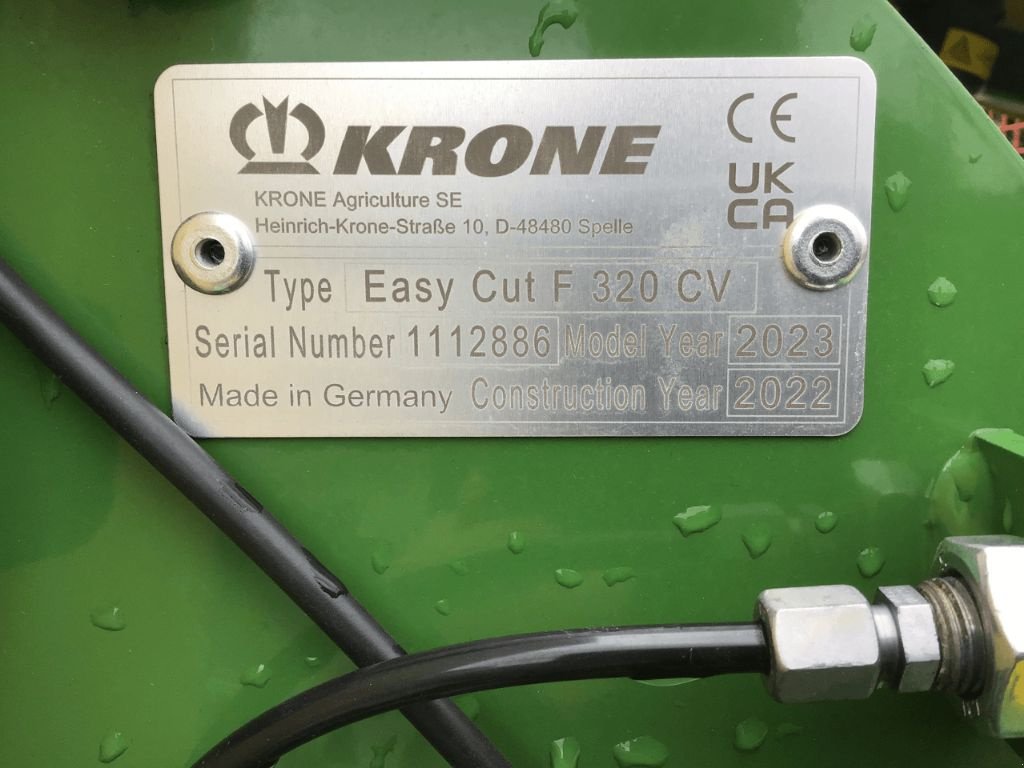 Mähwerk tip Krone EASY CUT F 320 CV GLIDE, Gebrauchtmaschine in Vogelsheim (Poză 4)