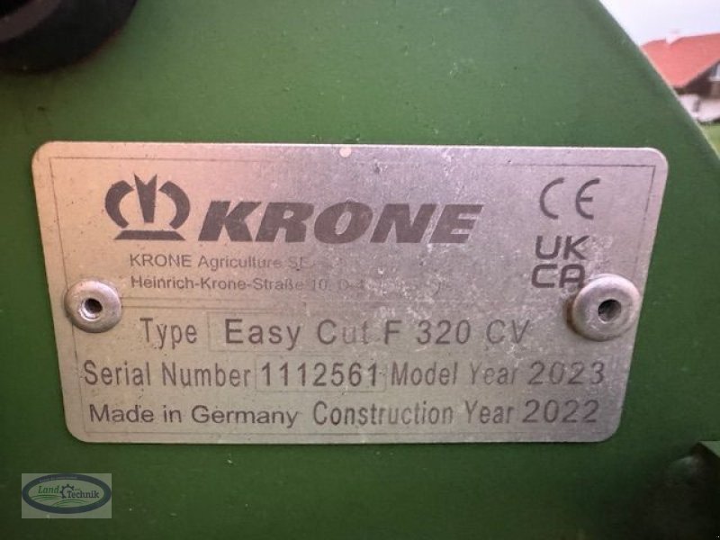 Mähwerk от тип Krone Easy Cut F 320 CV, Gebrauchtmaschine в Münzkirchen (Снимка 3)