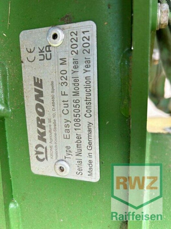 Mähwerk του τύπου Krone Easy Cut F 320 M, Gebrauchtmaschine σε Herxheim (Φωτογραφία 11)