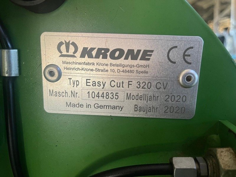 Mähwerk типа Krone Easy Cut F320 CV, Gebrauchtmaschine в Oetwil am See (Фотография 8)