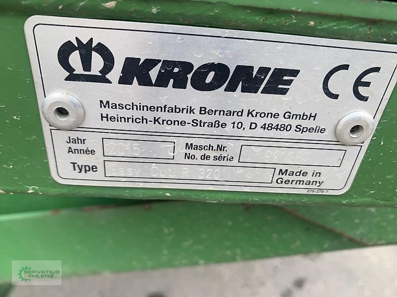 Mähwerk of the type Krone Easy Cut R 320, Gebrauchtmaschine in Rittersdorf (Picture 11)