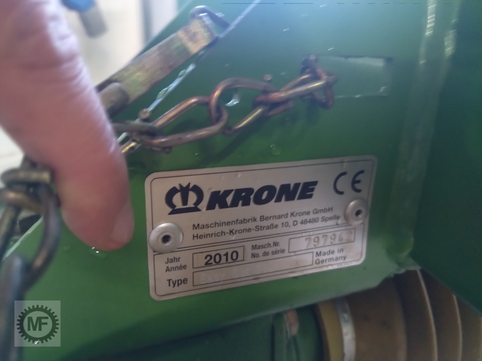 Mähwerk Türe ait Krone EasyCut 280, Gebrauchtmaschine içinde Huglfing (resim 10)