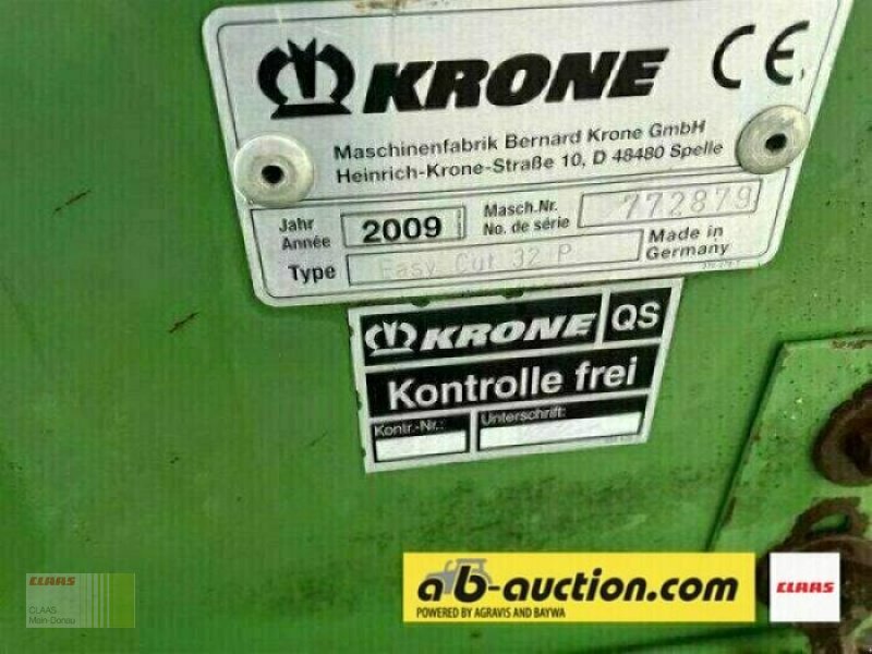 Mähwerk del tipo Krone EASYCUT 32 P, Gebrauchtmaschine en Aurach (Imagen 3)