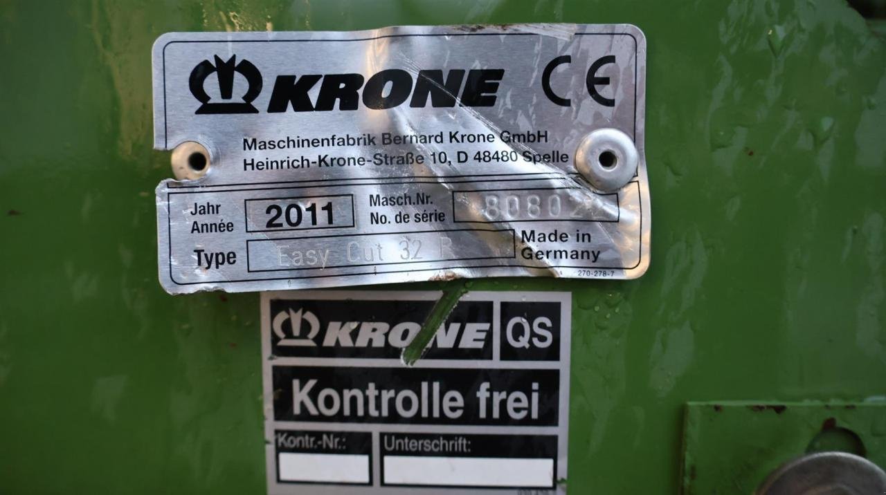 Mähwerk tip Krone EasyCut 32 P, Gebrauchtmaschine in Emsbüren (Poză 10)