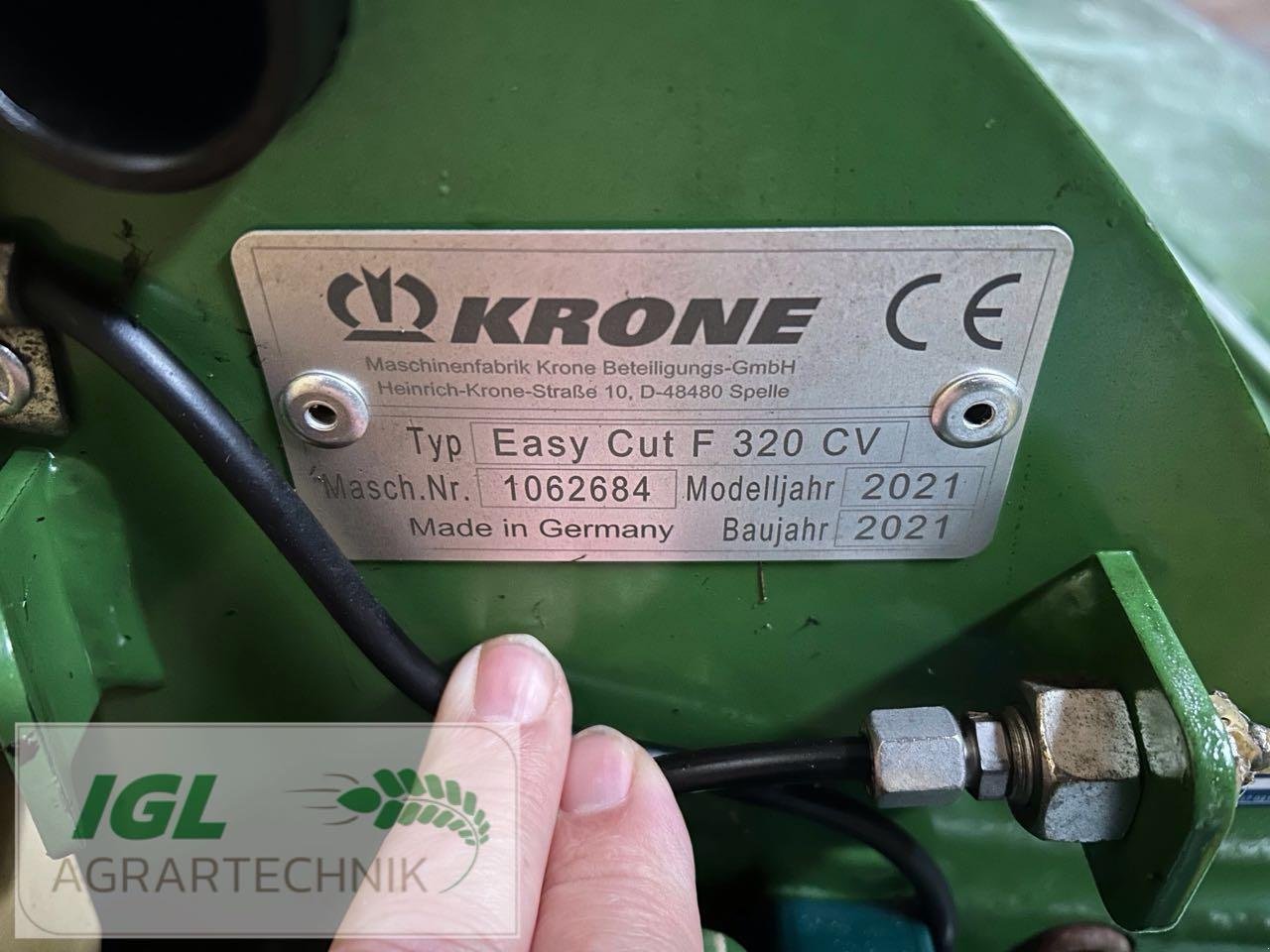 Mähwerk za tip Krone EasyCut 320 CV, Gebrauchtmaschine u Nabburg (Slika 2)