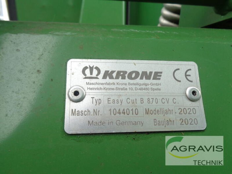 Mähwerk от тип Krone EASYCUT B 870 CV COLLECT, Gebrauchtmaschine в Nartum (Снимка 2)