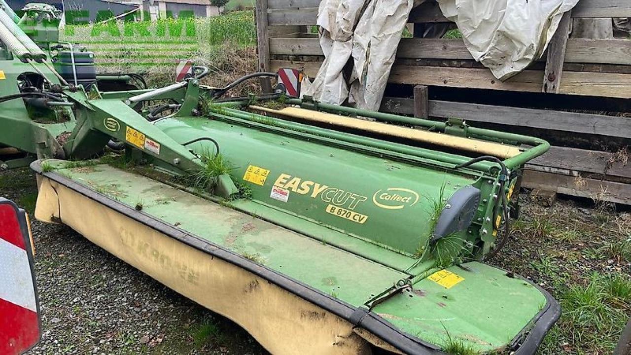 Mähwerk za tip Krone easycut b 870 cv, Gebrauchtmaschine u ANRODE / OT LENGEFELD (Slika 3)