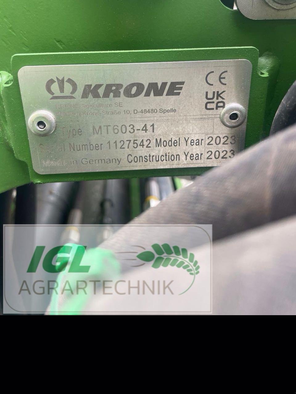 Mähwerk от тип Krone EasyCut B 950 Collect (MT603-41), Gebrauchtmaschine в Nabburg (Снимка 14)