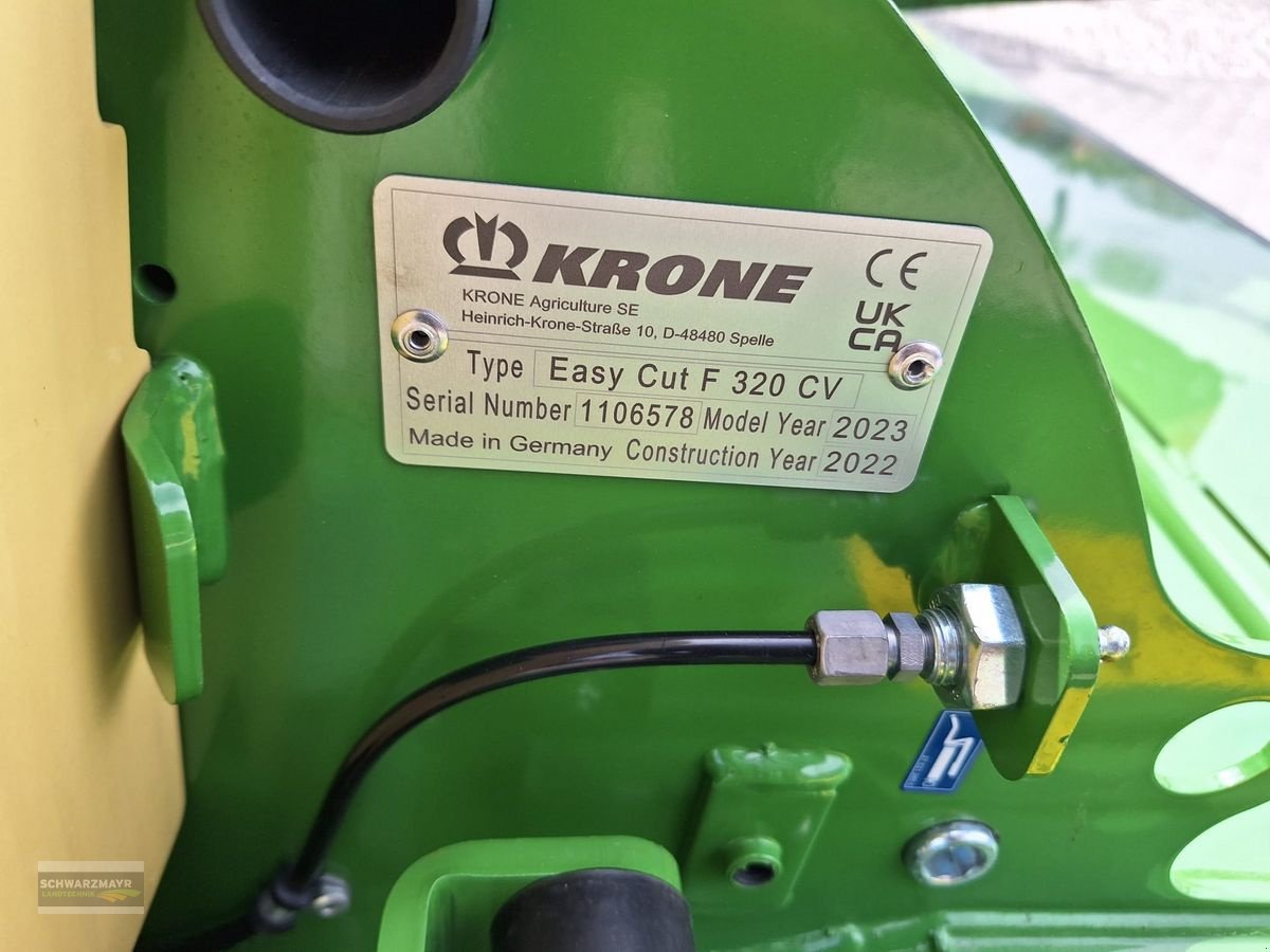 Mähwerk tipa Krone EasyCut F 320 CV gezogen, Neumaschine u Gampern (Slika 15)