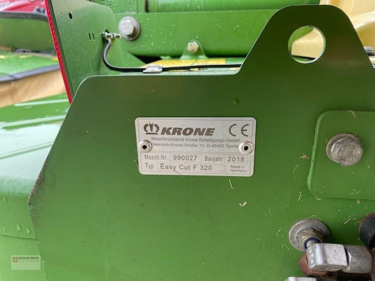 Mähwerk Türe ait Krone EASYCUT F 320, Gebrauchtmaschine içinde Gottenheim (resim 5)