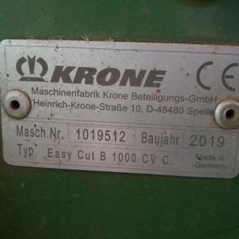 Mähwerk typu Krone EASYCUT, Gebrauchtmaschine v RUPT (Obrázek 9)