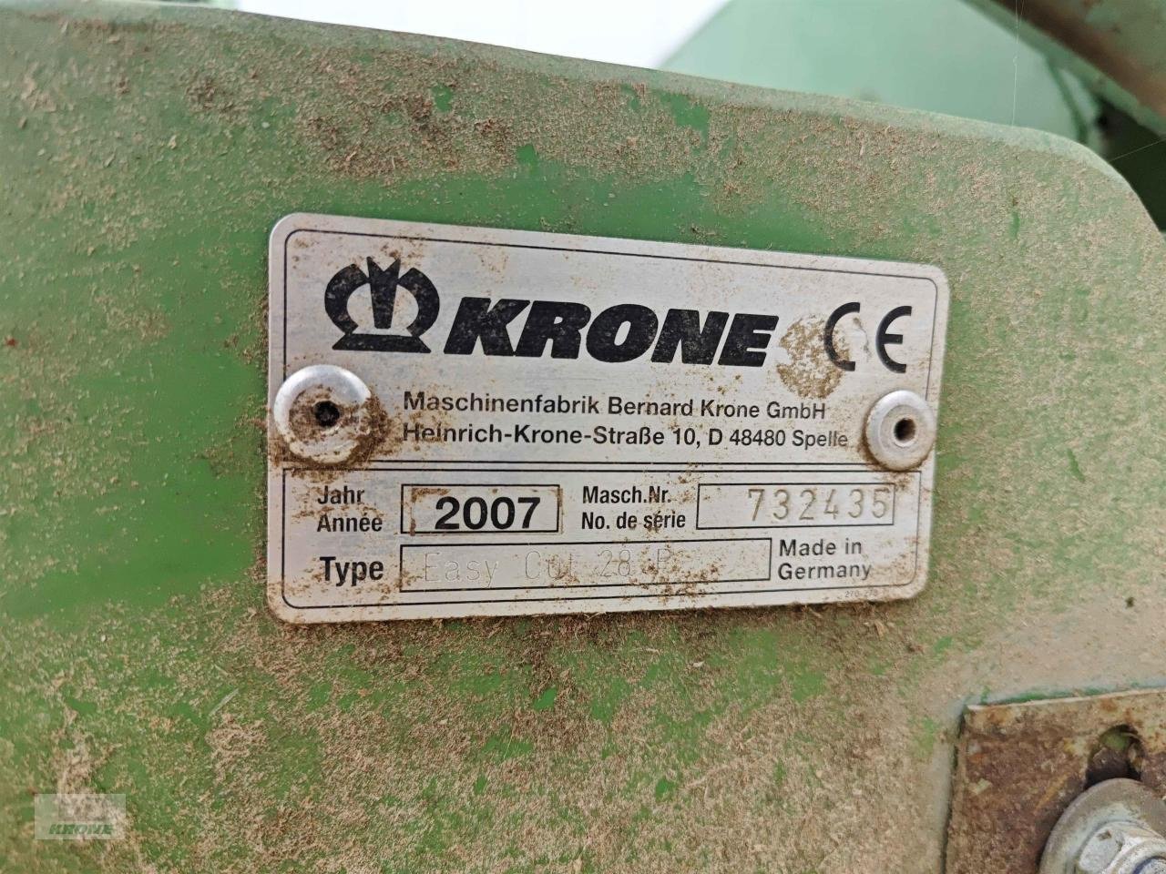 Mähwerk del tipo Krone EC 28 P, Gebrauchtmaschine In Zorbau (Immagine 9)