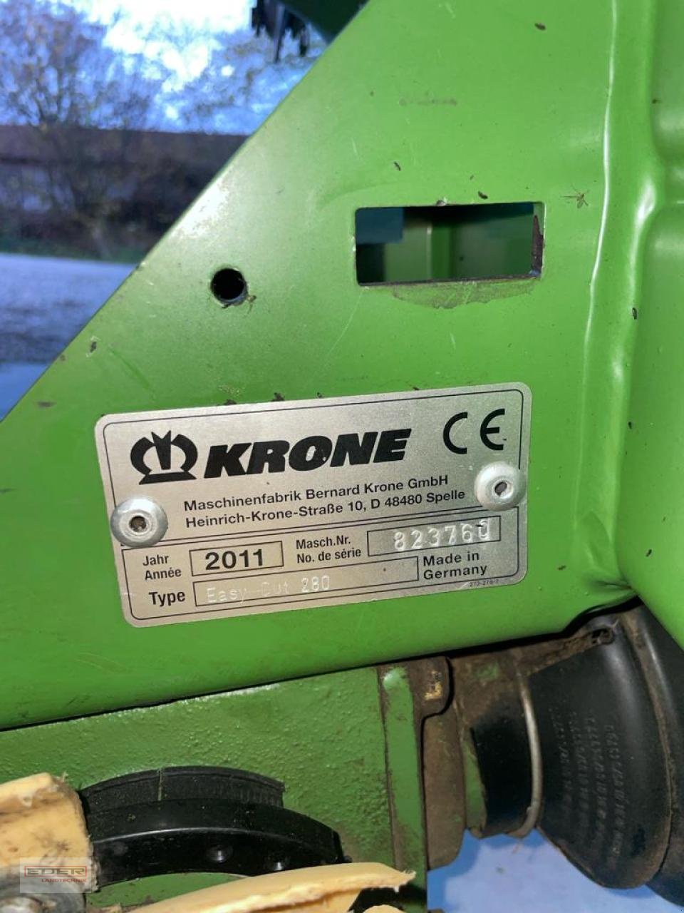 Mähwerk des Typs Krone EC 280, Gebrauchtmaschine in Stephanskirchen (Bild 12)