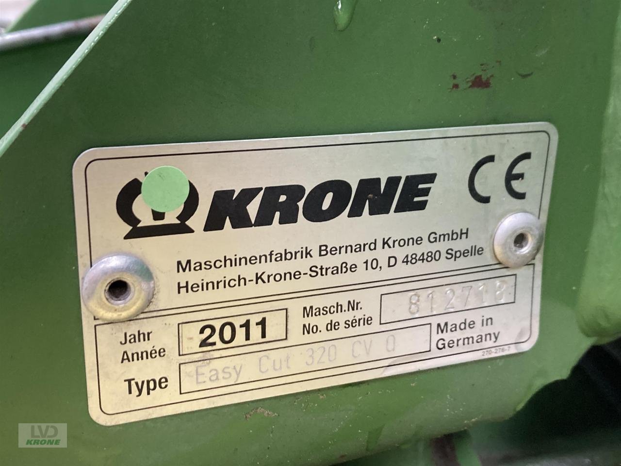 Mähwerk от тип Krone EC 320 CV Q, Gebrauchtmaschine в Spelle (Снимка 8)