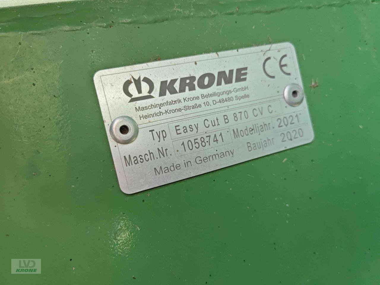 Mähwerk of the type Krone EC B 870 CV Collect, Gebrauchtmaschine in Zorbau (Picture 11)