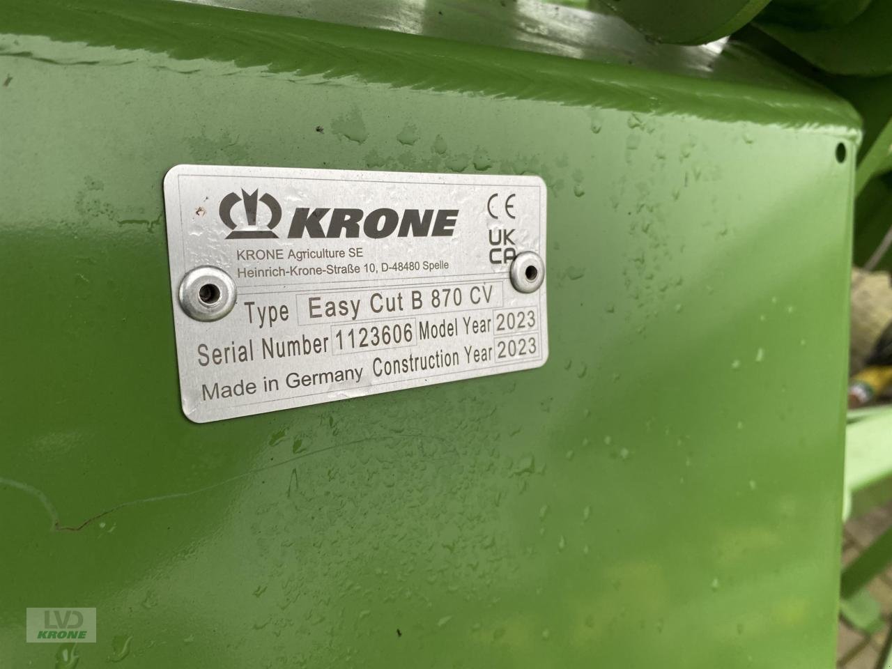 Mähwerk del tipo Krone EC B 870 CV, Gebrauchtmaschine In Spelle (Immagine 7)