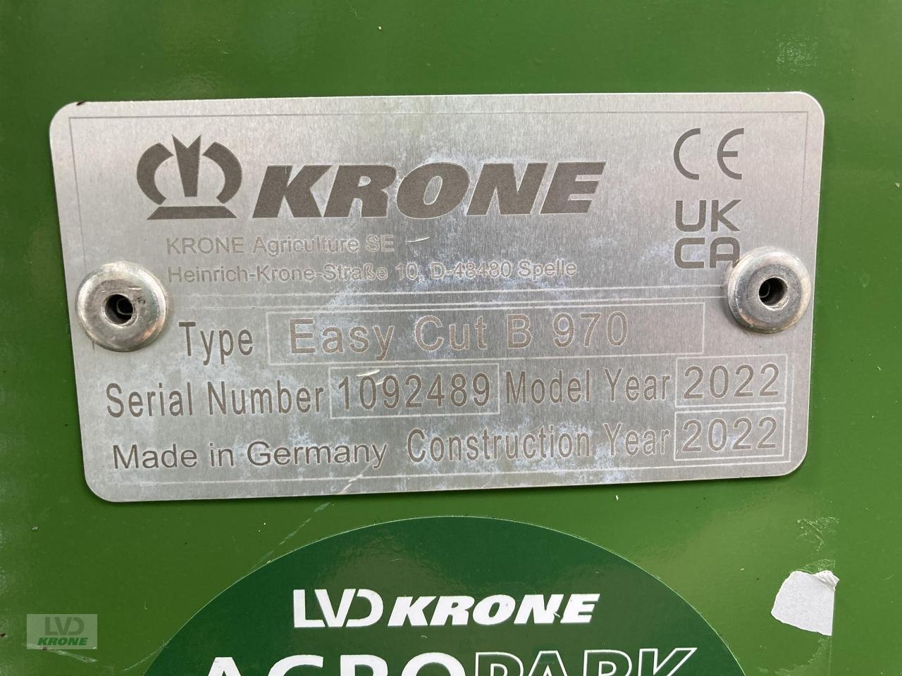 Mähwerk za tip Krone EC B 970, Gebrauchtmaschine u Spelle (Slika 8)