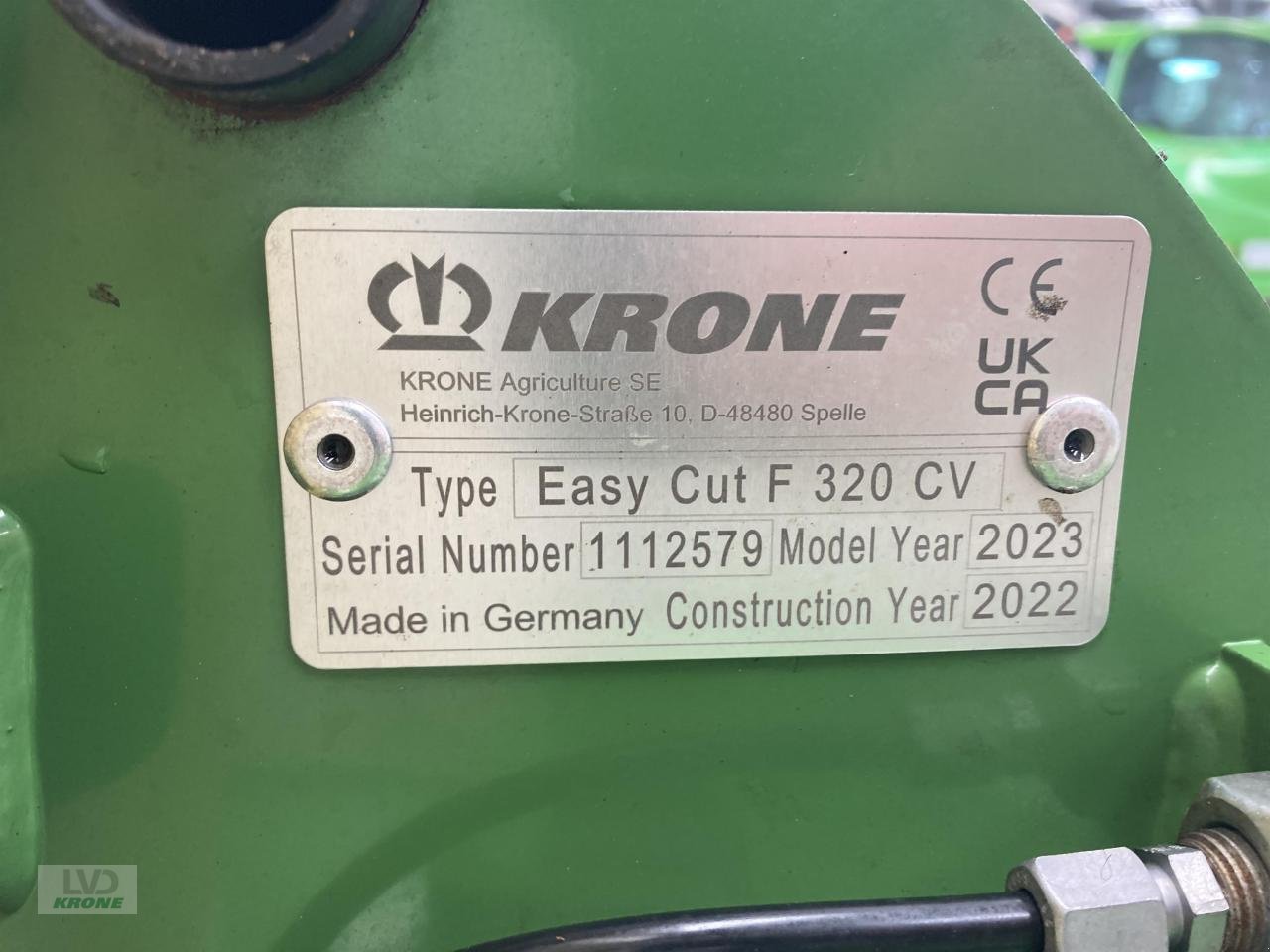 Mähwerk typu Krone EC F 320 CV, Gebrauchtmaschine w Spelle (Zdjęcie 6)