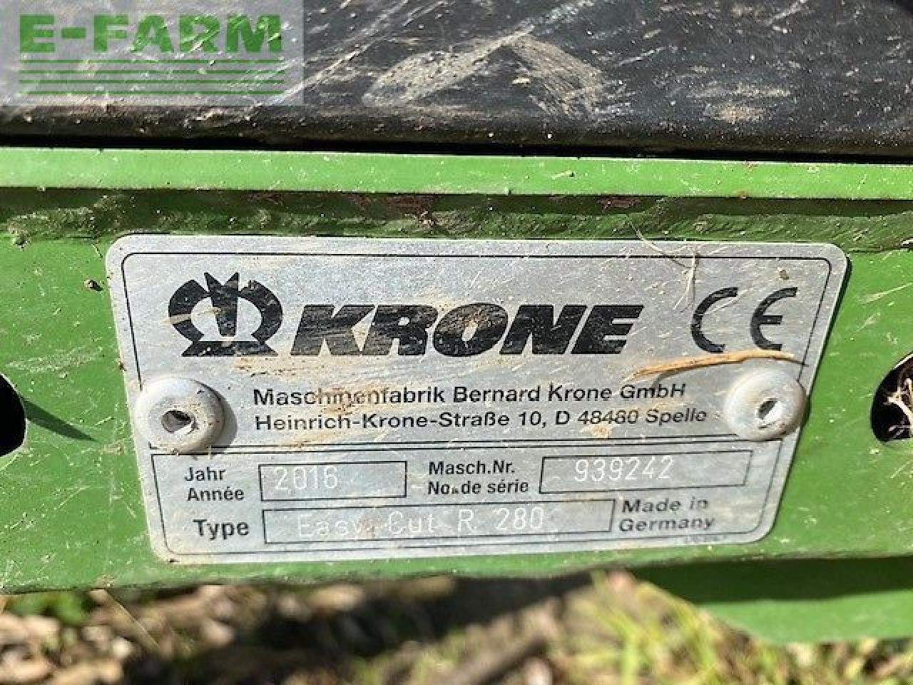 Mähwerk van het type Krone ec r 280, Gebrauchtmaschine in gg VEGHEL (Foto 4)