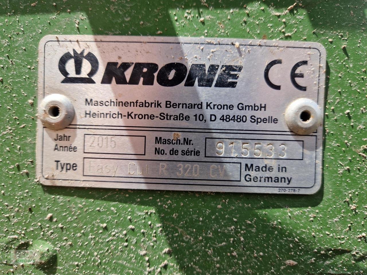 Mähwerk typu Krone EC R 320 CV, Gebrauchtmaschine w Spelle (Zdjęcie 25)