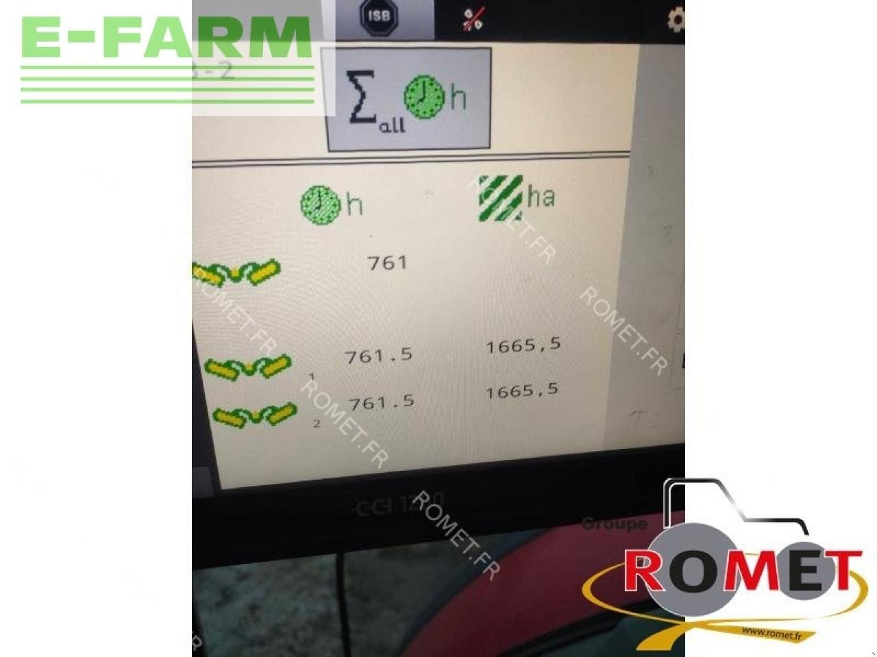 Mähwerk Türe ait Krone ecb1000 cv coll, Gebrauchtmaschine içinde GENNES-SUR-GLAIZE (resim 6)