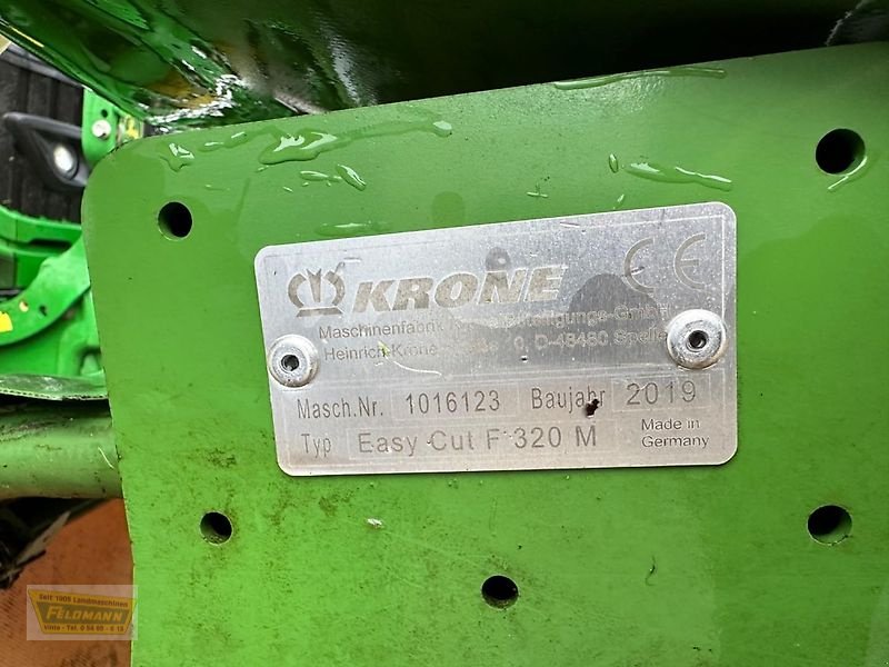 Mähwerk tip Krone F320M Ersteinsatz 2020, Gebrauchtmaschine in Neuenkirchen-Vinte (Poză 8)