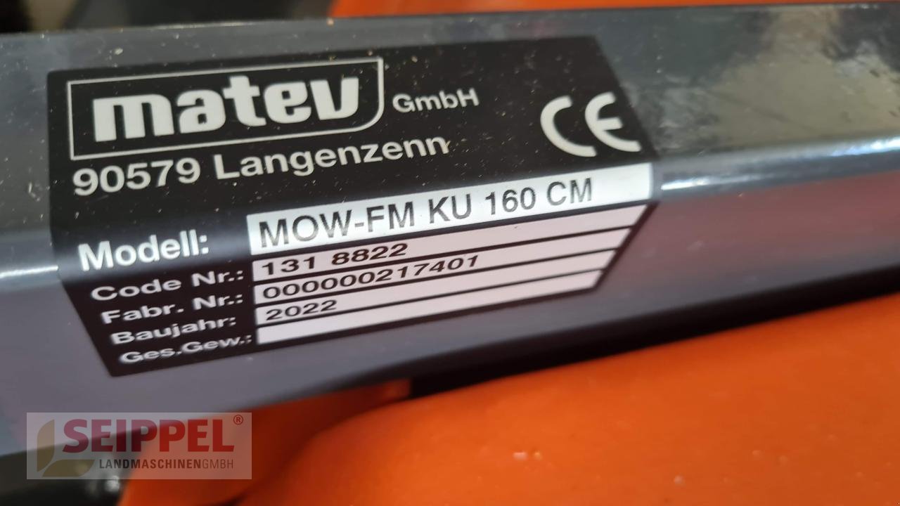 Mähwerk tip Kubota 160FM MOW-M KOMBI MATEV/KUBOTA, Neumaschine in Groß-Umstadt (Poză 3)