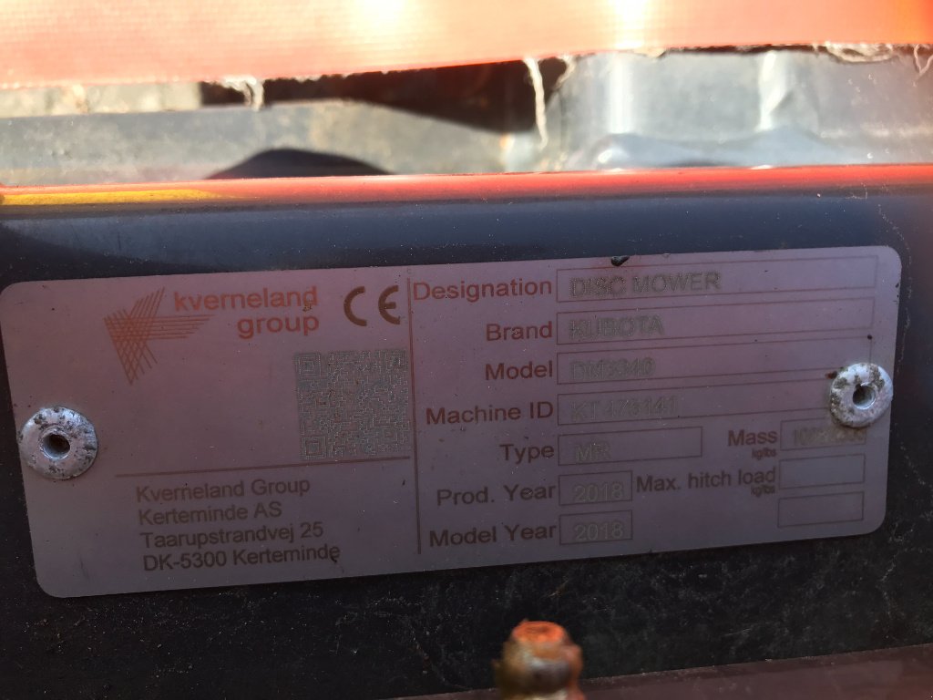 Mähwerk tip Kubota DM 3340 DESTOCKAGE, Gebrauchtmaschine in UZERCHE (Poză 11)