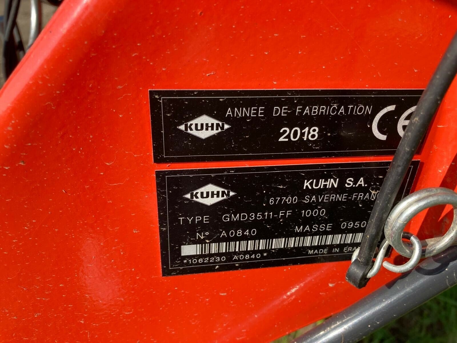 Mähwerk tip Kuhn FAUCHEUSE KUHN GMD 3511, Gebrauchtmaschine in VAROIS & CHAIGNOT (Poză 7)