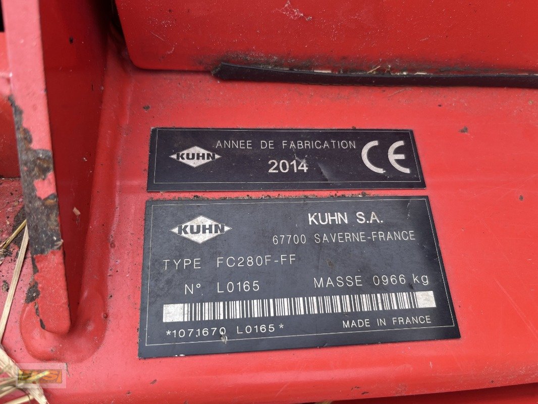 Mähwerk tip Kuhn FC 280 F-FF, Gebrauchtmaschine in Grabow (Poză 8)