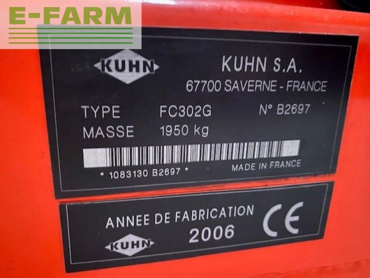 Mähwerk от тип Kuhn fc 302 g getrokken maaier, Gebrauchtmaschine в gg VEGHEL (Снимка 4)