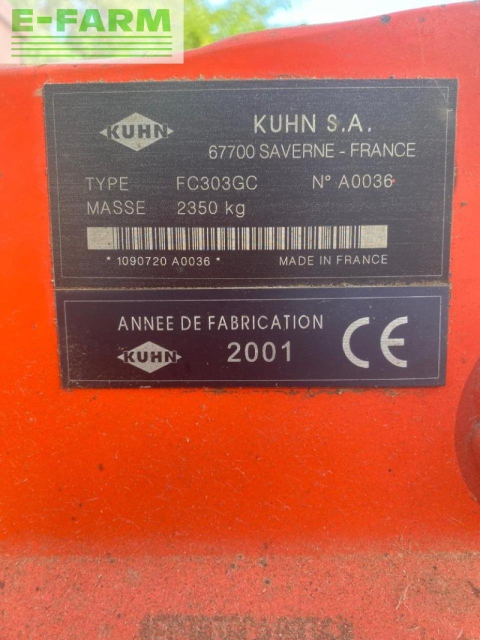 Mähwerk des Typs Kuhn fc 303 gc ( destockage ), Gebrauchtmaschine in Ytrac (Bild 5)