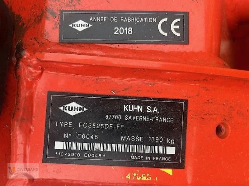 Mähwerk tip Kuhn FC 3525 DF, Gebrauchtmaschine in Colmar-Berg (Poză 7)