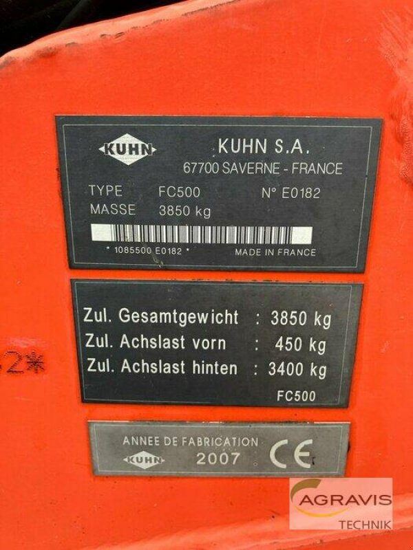 Mähwerk za tip Kuhn FC 500, Gebrauchtmaschine u Bardowick (Slika 18)