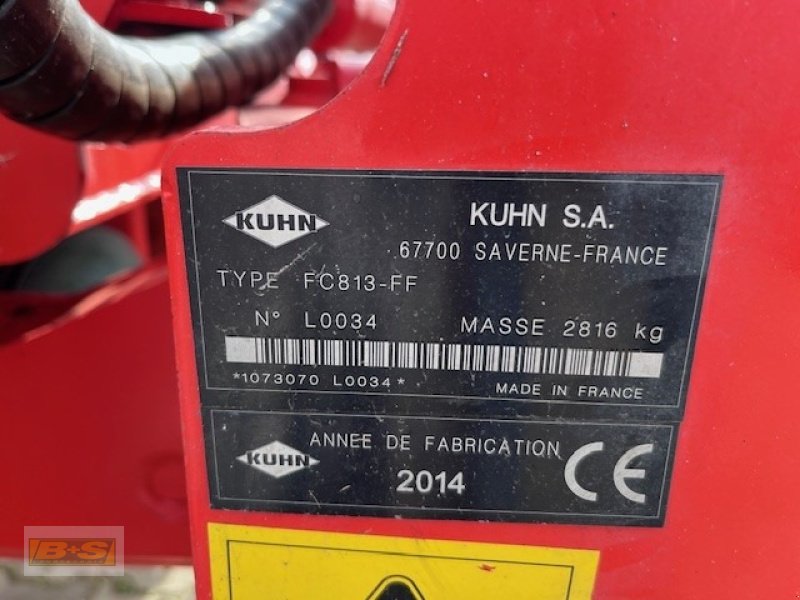 Mähwerk tip Kuhn FC 813, Gebrauchtmaschine in Osterburg (Poză 10)