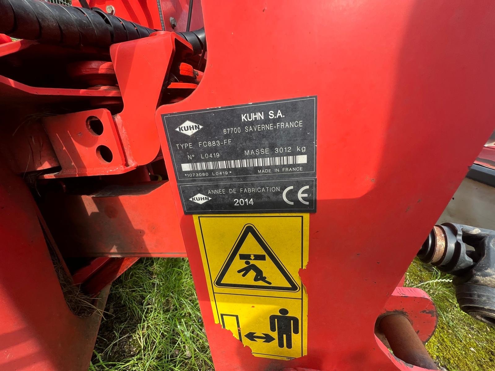 Mähwerk tip Kuhn FC 883-FF, Gebrauchtmaschine in Kruckow (Poză 4)