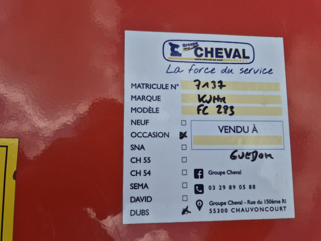 Mähwerk tip Kuhn Fc283, Gebrauchtmaschine in MANDRES-SUR-VAIR (Poză 10)